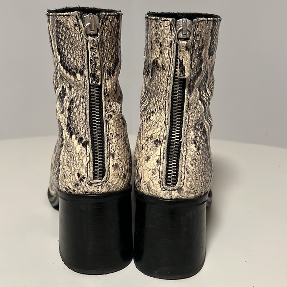 Miista Cybil Snakeskin Block Heel Boot - Picture 4 of 5